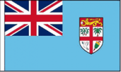 Fiji Hand Waving Flags